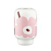 Marimekko Unikko Light Pink / Chestnut Small Ceramic Vase
