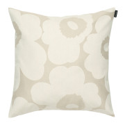 Marimekko Unikko Off White / Beige Jacquard Throw Pillow