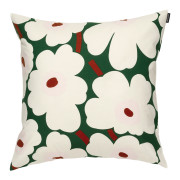 Marimekko Unikko Off White / Green / Light Pink / Chestnut Throw Pillow
