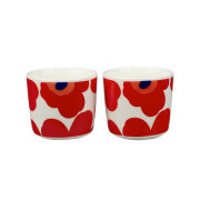 Marimekko Unikko Red / Pink Coffee Cup Set