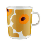 Marimekko Unikko White / Caramel / Orange Mug