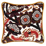 Klaus Haapaniemi Psychotria Elata Velvet Throw Pillow