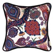 Klaus Haapaniemi Purple Rain Dark Velvet Throw Pillow