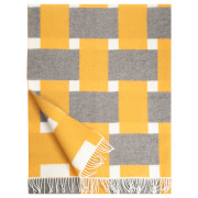 Lapuan Kankurit Punos Cloudberry / Cream / Grey Wool Throw Blanket