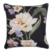 Pentik Helmililja Dark Grey / Orange / Purple Throw Pillow