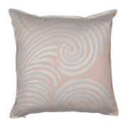 Pentik Kiehinen Pink / Silver Throw Pillow