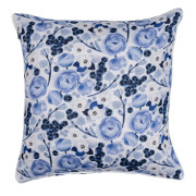 Pentik Lapin Kukka Blue / White Throw Pillow