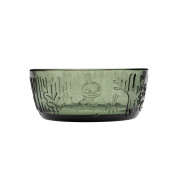 Arabia Moomin Mystical Forest Pine Green Dessert Bowl