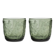Arabia Moomin Mystical Forest Pine Green 2pc Tumblers - 9-1/2 oz