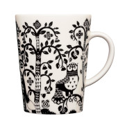 iittala Taika White / Black Mug - 13-1/2 oz
