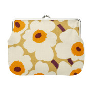 Marimekko Mini Unikko Caramel / Orange / Cream Large Coin Purse