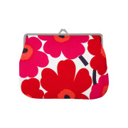 Marimekko Mini Unikko Red / Pink Large Coin Purse