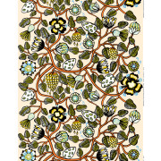 Marimekko Tiara Orange / Green / Blue Acrylic-Coated Cotton Fabric