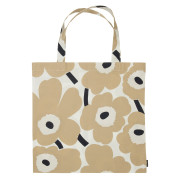 Marimekko Unikko Beige / Off White / Dark Blue Tote Bag