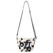 Marimekko Unikko Off White / Black Mono Mini Crossbody Bag