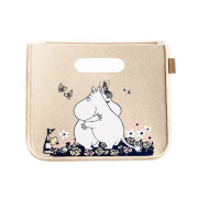 Muurla Moomin Hug Tan / Dark Blue Storage Basket