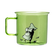 Muurla Moomin Snufkin Green Glass Mug