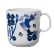Pentik Lapin Kukka Blue / White Mug - 12 oz