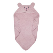 Pentik Pikkunallet Pink Hooded Children's Towel
