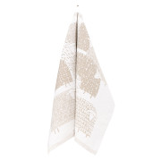 Lapuan Kankurit Päkäpäät White / Tan Tea Towel