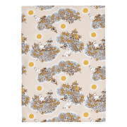 Arabia Moomin Friends Forever Beige Tea Towel - 80th Anniversary
