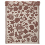 Lapuan Kankurit Talven Tuoksut Brown / Beige Table Runner