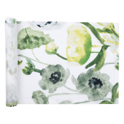 Pentik Freesia Green / White Table Runner
