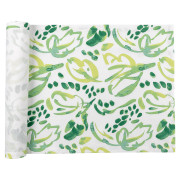 Pentik Minttu White / Green Cotton Sateen Table Runner
