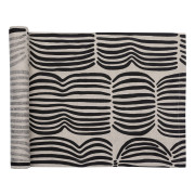 Pentik Vilja Beige / Black Table Runner