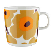 Marimekko Unikko Caramel / Orange / White Large Mug