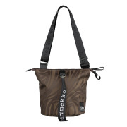 Marimekko Jokuraita Brown / Black Carry All Shoulder Bag
