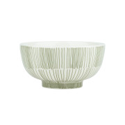 Marimekko Kukat Puhkeavat Green / White Footed Dessert Bowl