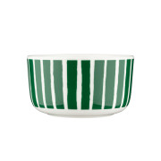 Marimekko Piccolo Green / White Soup / Cereal Bowl