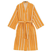 Marimekko Raide Saffron Orange / Cream Bathrobe