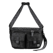 Marimekko Unikko Black Medium Sling Shoulder Bag