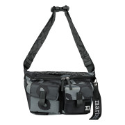 Marimekko Unikko Black / Grey Medium Sling Shoulder Bag