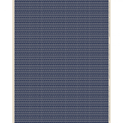 Marimekko Alku Dark Blue Cotton-Linen Fabric