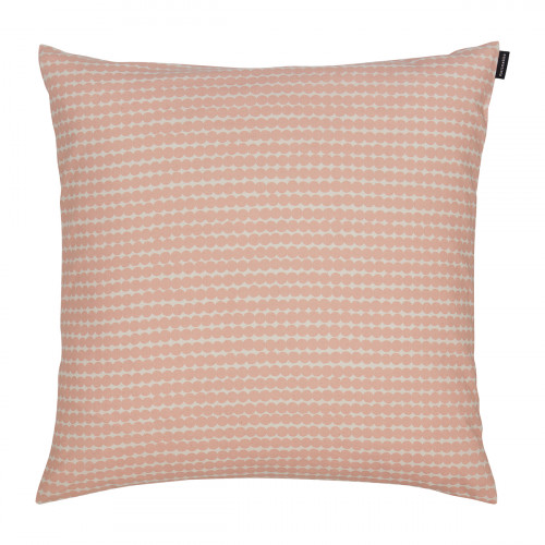 Marimekko Mini Rasymatto Cotton / Peach Throw Pillow