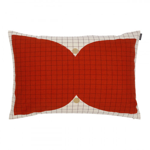 Marimekko Kalendi Red / Beige / Gold Lounge Pillow