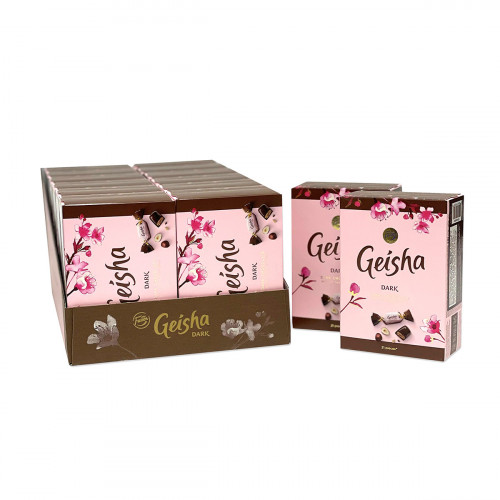Fazer Geisha Dark Chocolate with Hazelnut Case (12 Boxes)