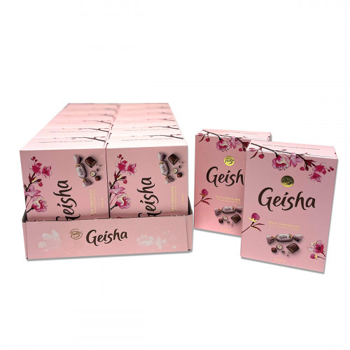 Fazer Geisha Milk Chocolate with Hazelnut Case (12 Boxes)