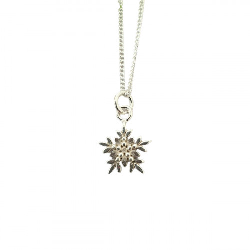Korunilo Arctic Flower Silver Necklace