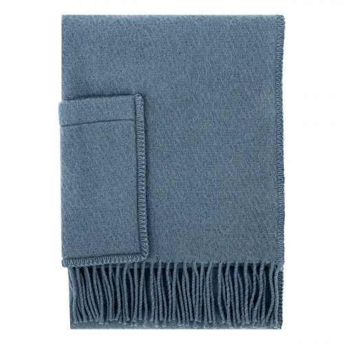 Lapuan Kankurit Uni Rainy Blue Wool Pocket Shawl