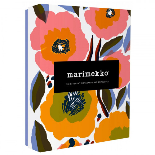 Marimekko Kukka Assorted Cards & Envelopes -  Gift Box of 16