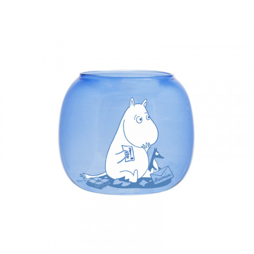 Muurla Moomintroll Blue Candle Holder