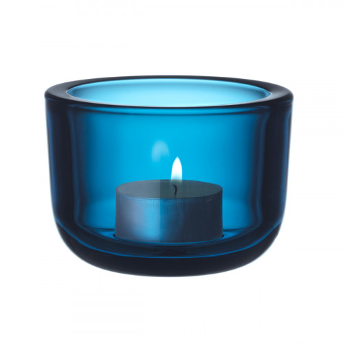 iittala Valkea Turquoise Tealight Candle Holder