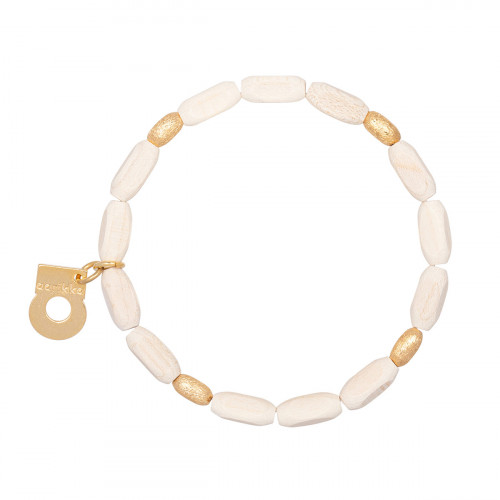 aarikka Elvira Ivory / Gold Bracelet