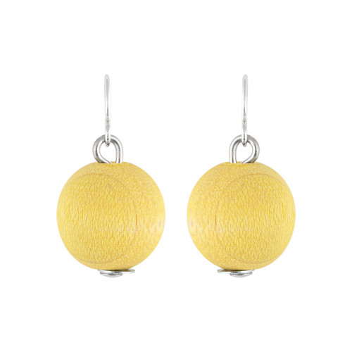 aarikka Karpalo Lemon Yellow Earrings