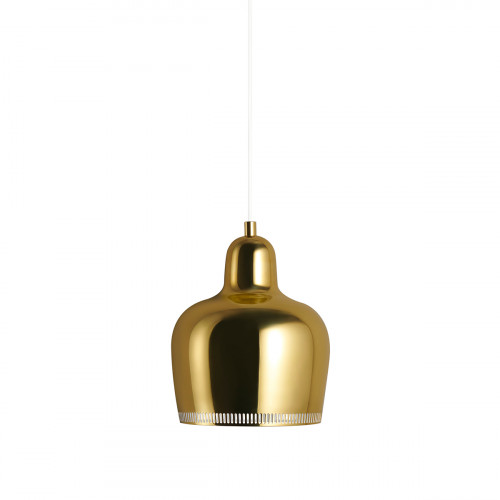 Artek Alvar Aalto A330S "Golden Bell" Ceiling Lamp - Brass Plated Steel