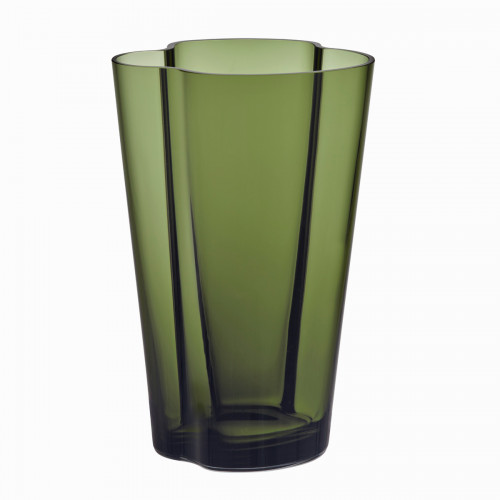 iittala Aalto Moss Green Vase - 8-3/4"